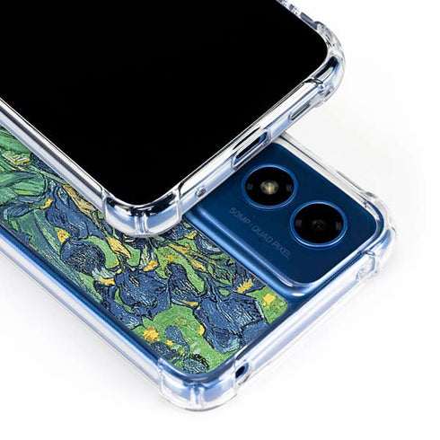 Van Gogh - Irises by Van Gogh Moto G 5G (2024) Clear Case